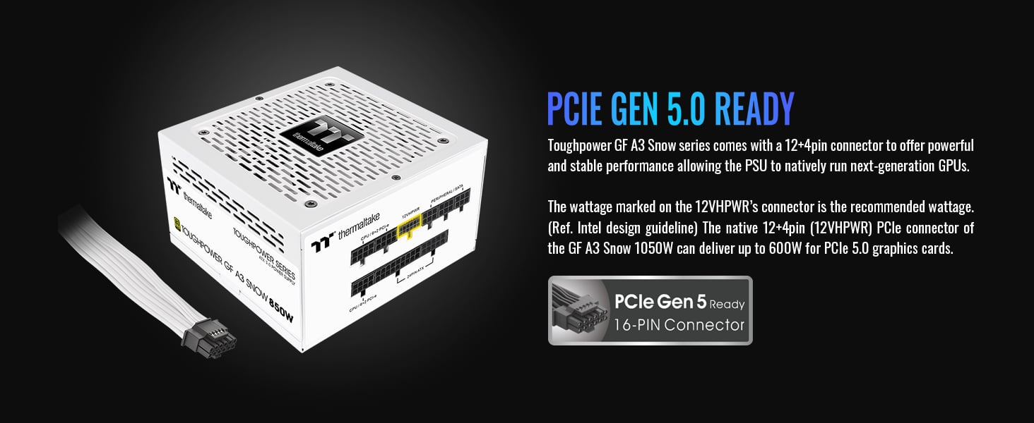 Thermaltake Toughpower GF A3 Snow Edition 850W Power Supply